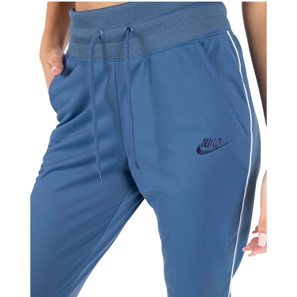 Nike Sportswear Heritage Track Pants Blue White Chevron Joggers CV8639-469 Small